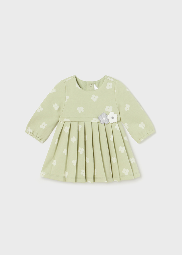 Vestido - Verde Flores (4 - 6 M)