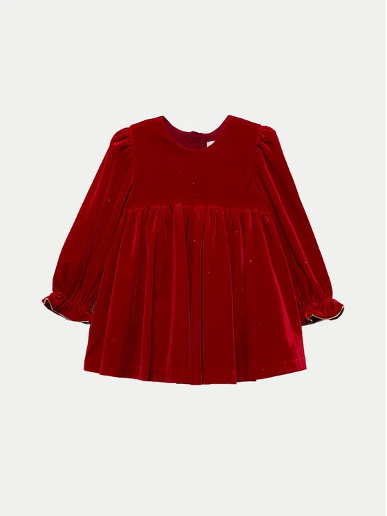 Vestido Terciopelo - Rojo (36 M)