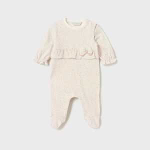 Pijama Enteriza - Beige Manchas (4 - 6 M)