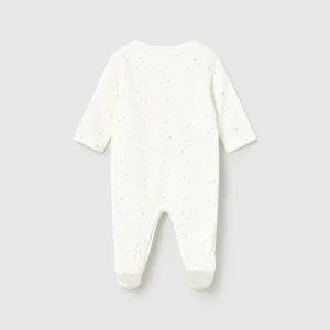 Pijama Enteriza - Blanco Estrellas (4 - 6 M)