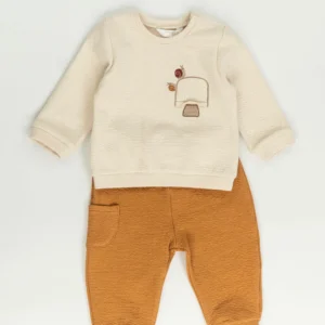 Conjunto X2 - Crema Y Caqui (12 M)