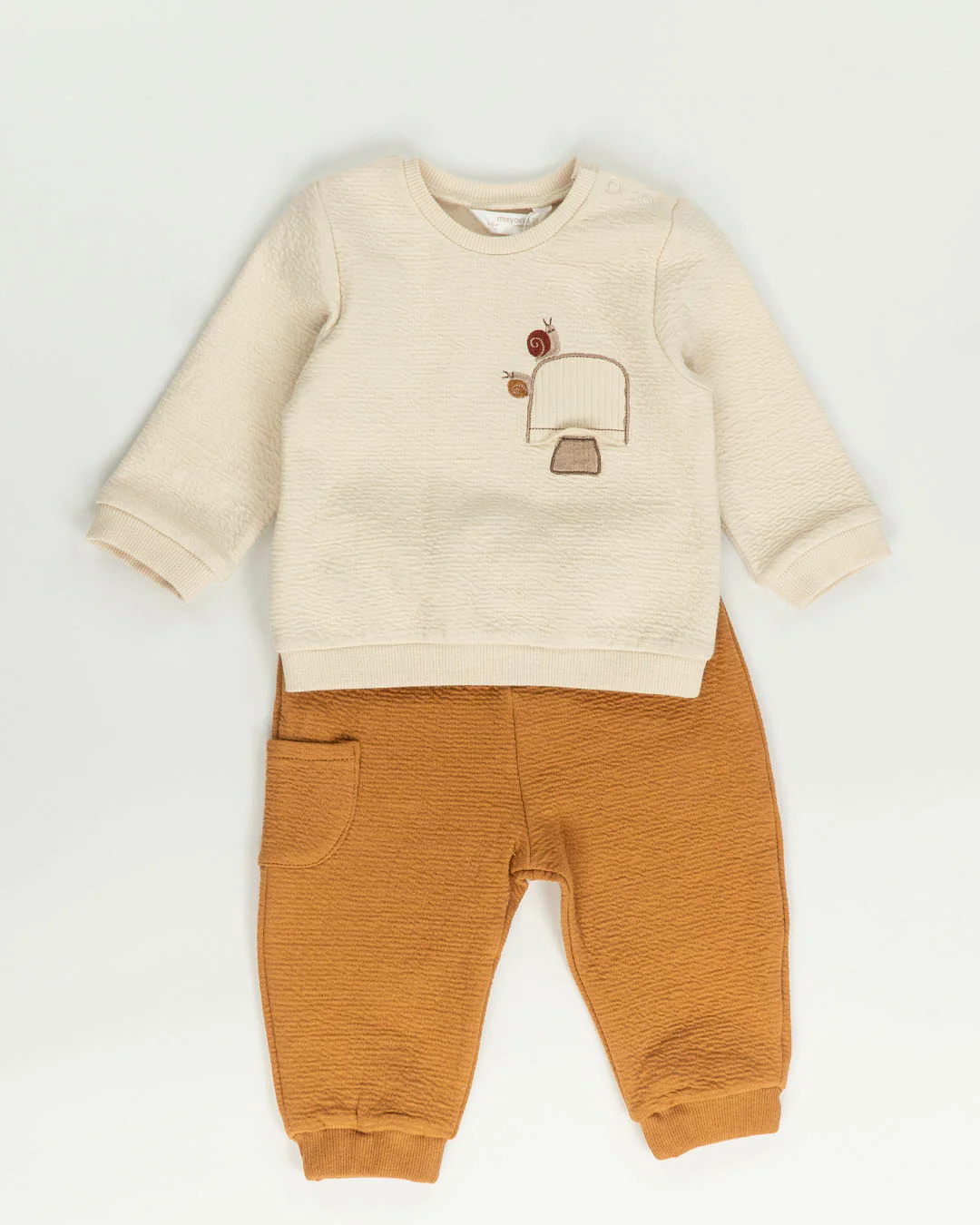 Conjunto X2 - Crema Y Caqui (12 M)