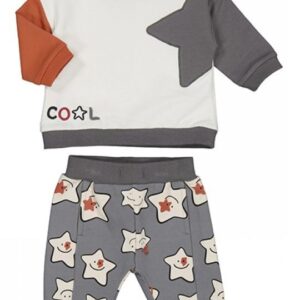 Conjunto X2 - Gris Estrellas (6 - 9 M)