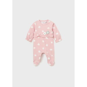 Body - Rosado Flores Blancas (6 - 9 M)