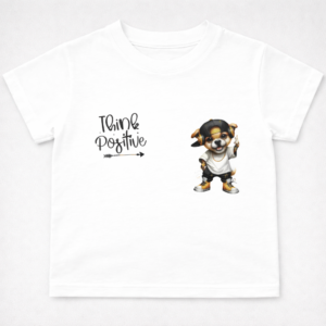 Camiseta – Blanco Perro (12 - 18 M)