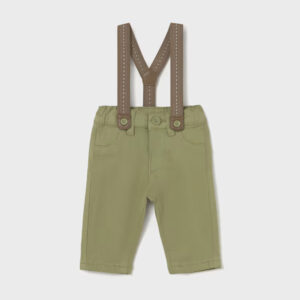 Pantalón Dril - Aceituna Tirantes (12 M)