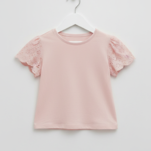 Camiseta Niña - Rosa Palo H&M (4 - 6 A)