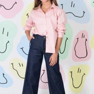 Camisa Manga Larga Niña - Rosa (14)