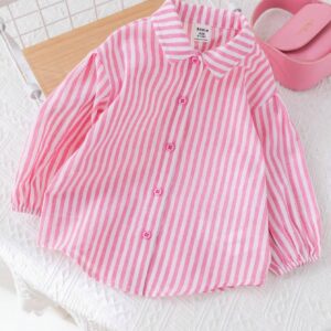 Camisa Manga Larga Bebe Niña - Rosa (18 M)