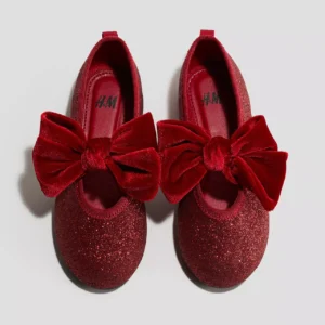 Baletas Niña - Rojas Escarchadas (29)