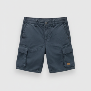 Bermuda Niño Asfalto, Gris Oscuro Cargo