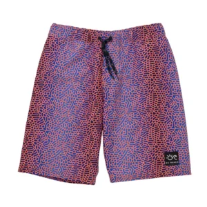 Bermuda De Baño Niño Estampado Naranja, Azul (10)