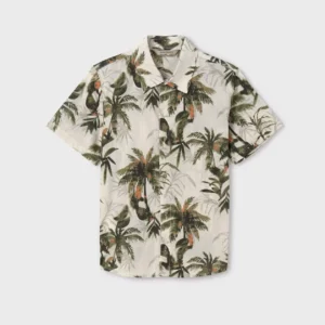 Camisa Niño - Crema/Palmeras (10)