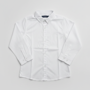 Camisa Niño Manga Larga - Blanca 3368