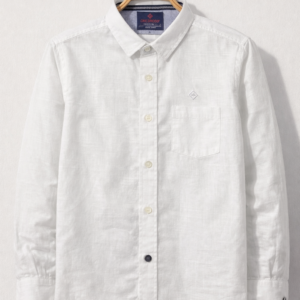 Camisa Niño Manga Larga - Blanca 8026 (8)