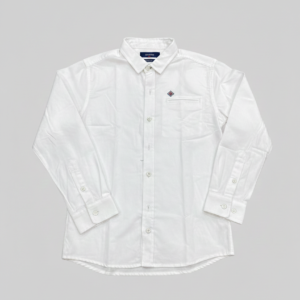 Camisa Niño Manga Larga - Blanca 7001 (14)