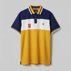 Polo Niño Azul, Blanco, Mostaza (12)