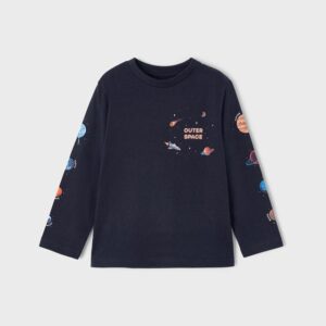 Camiseta Niño Manga Larga - Marino (4)