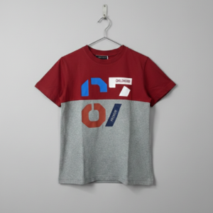 Camiseta Niño - Rojo Y Gris (10)