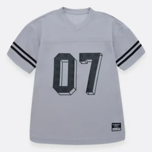Camiseta Niño Deportiva - Gris (XS)
