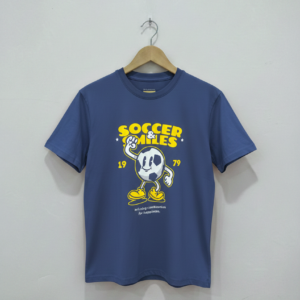 Camiseta Niño - Azul Estampado De Balón (12)