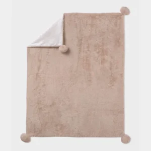 Cobija Beige Bolas