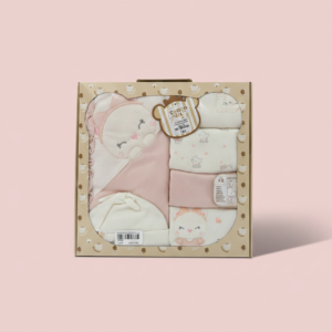 Set Primer Dia Hello Baby Rosado