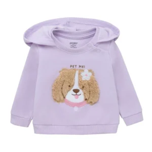 Buzo Cerrado Con Capucha Para Bebé Niña Talla 24 Meses